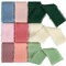9 Rolls Chiffon Ribbon - 2yard x 9 Rolls Chiffon Silk Ribbon, Fringe Chiffon Ribbon, Ribbon Set for Flower Bouquet,Present Wrapping,Wedding Invitation,Decoration,9 Ccolors,18 Yards in total